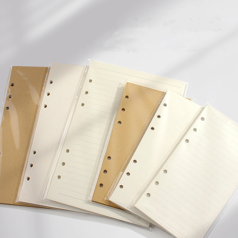 A5 Spiral Dotted Grid Notebook - A5 a6 a7 folha solta caderno