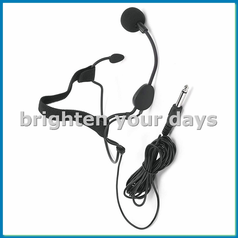 Music - Microfone de Headband Dinâmico com Plugue