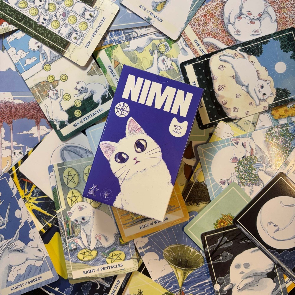 Tarô Kawaii de Gato em Aquarel - Tarot Deck With Guidebook avaliação e preço