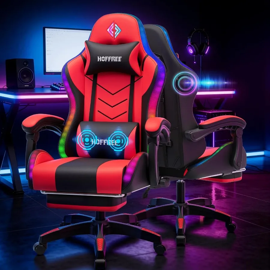 Cadeira de jogos RGB com altif - Music avaliação e preço