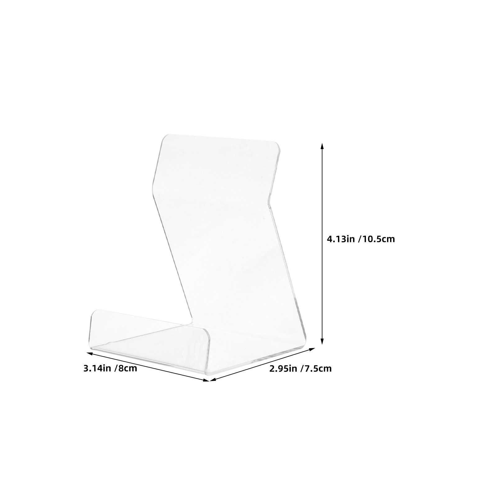 6 peças de suportes de acrílic - Clear Acrylic Book Stand Holder avaliação e preço