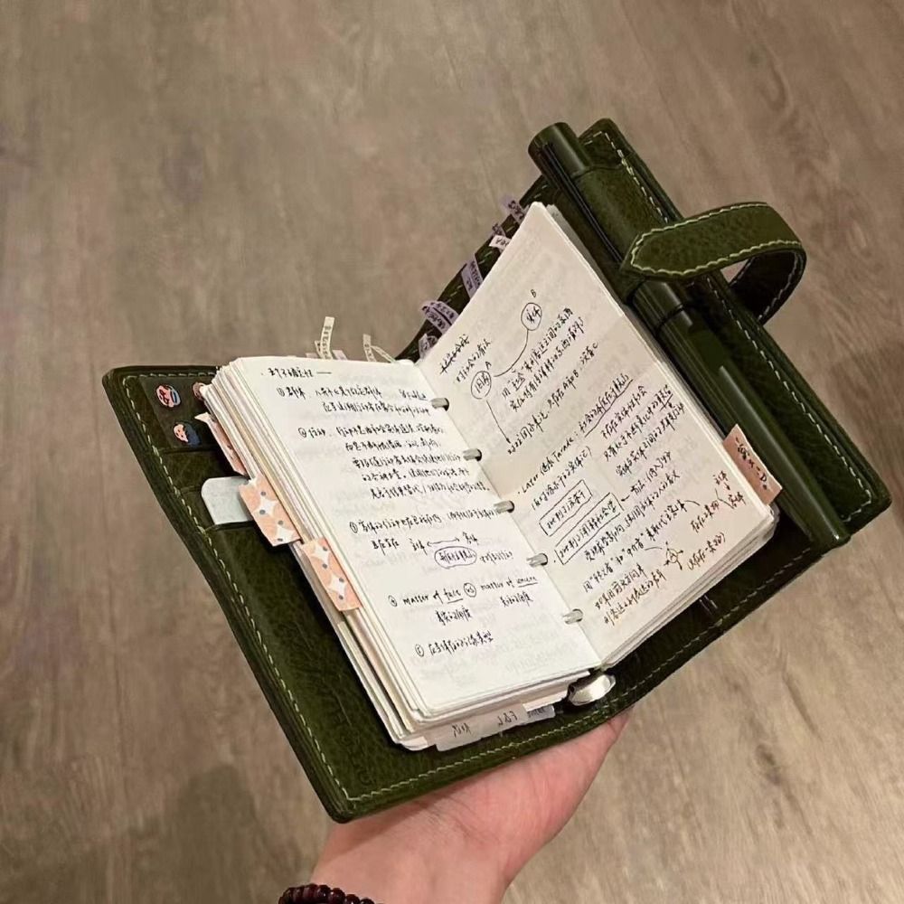 Novos Cadernos de Couro Verde  - Vintage Leather Journal Notebook avaliação e preço