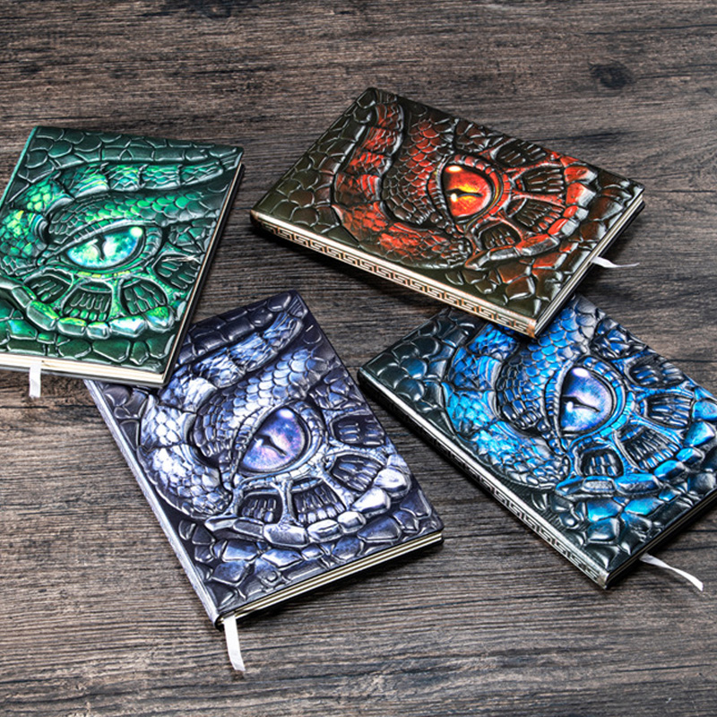 Caderno A5 com Olho de Dragão  - Vintage Leather Journal Notebook avaliação e preço